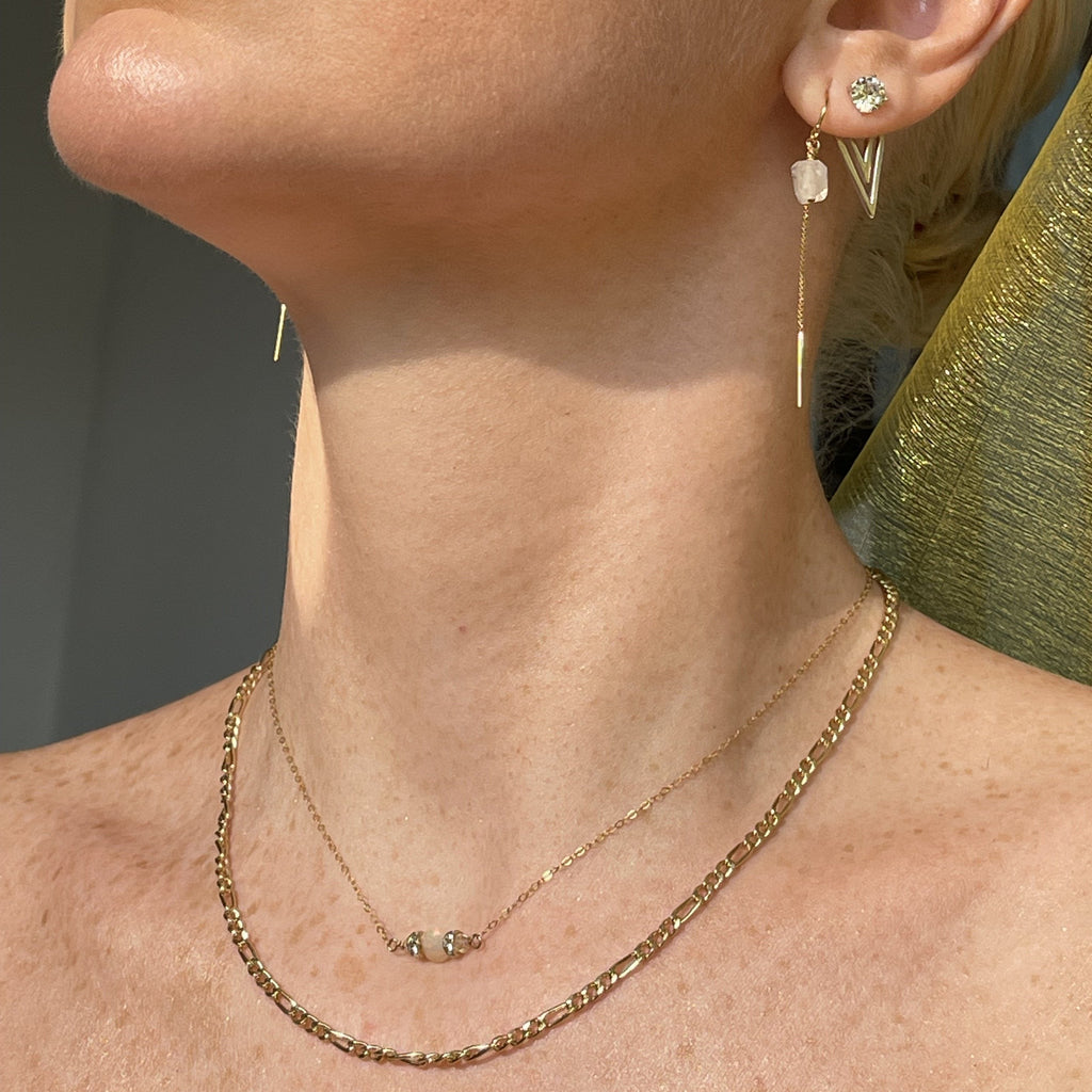 Thick Figaro Chain Necklace