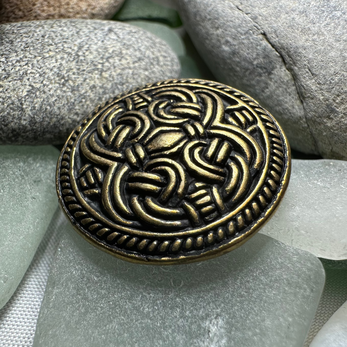 Bronze Jelling Celtic Brooch - Bronze Historical Reproduction Pin | Brooch | Wiccan Center