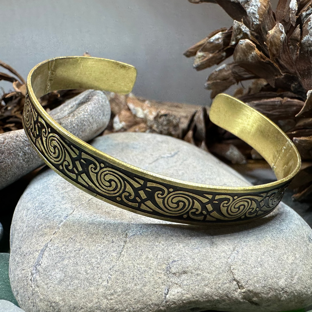 Pictish Bronze Cuff Bracelet | Bracelet | Wiccan Center