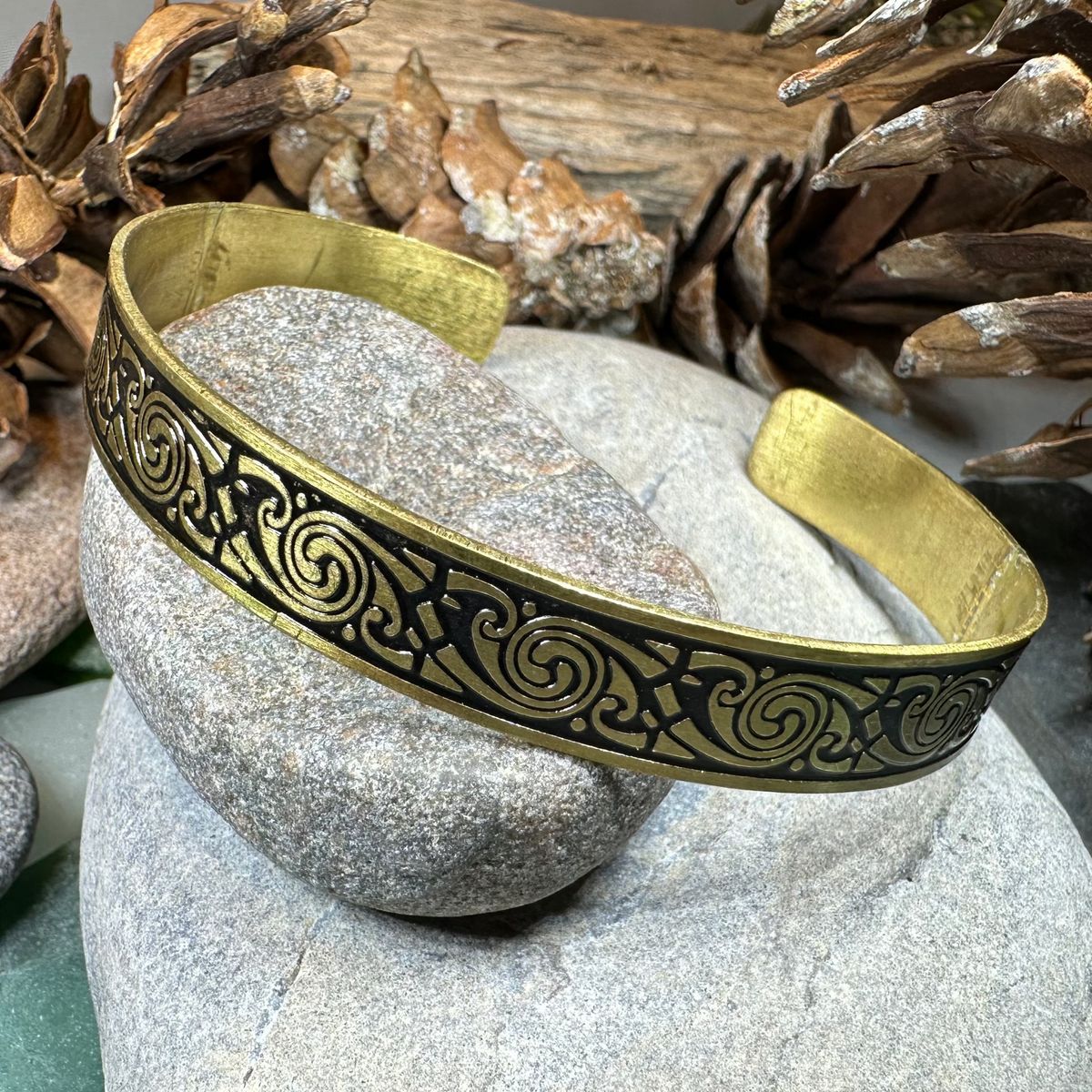 Pictish Bronze Cuff Bracelet | Bracelet | Wiccan Center