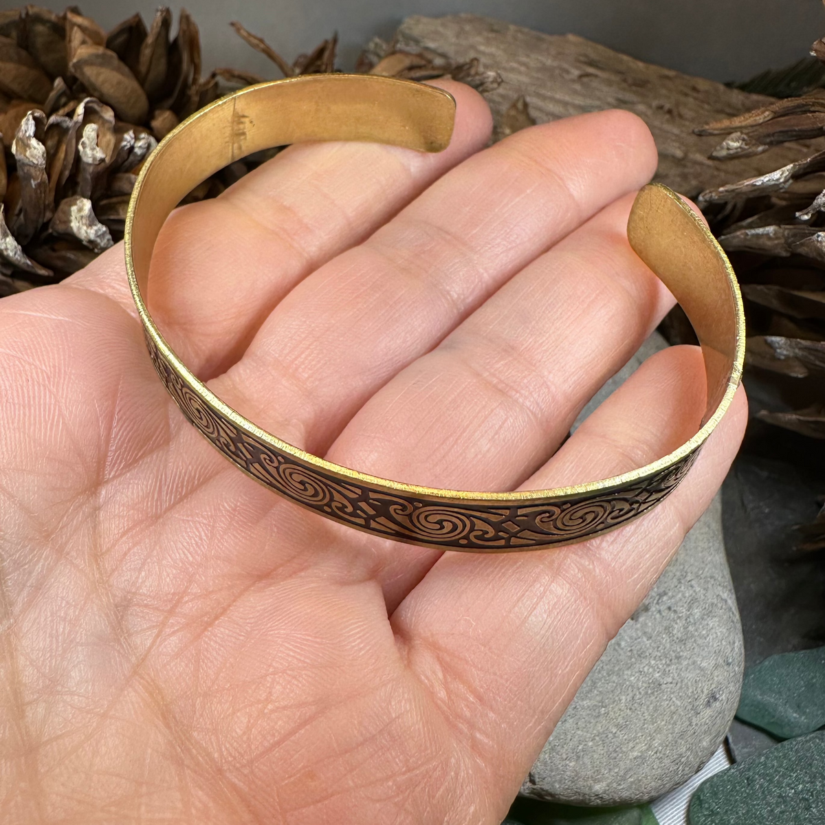 Pictish Bronze Cuff Bracelet | Bracelet | Wiccan Center