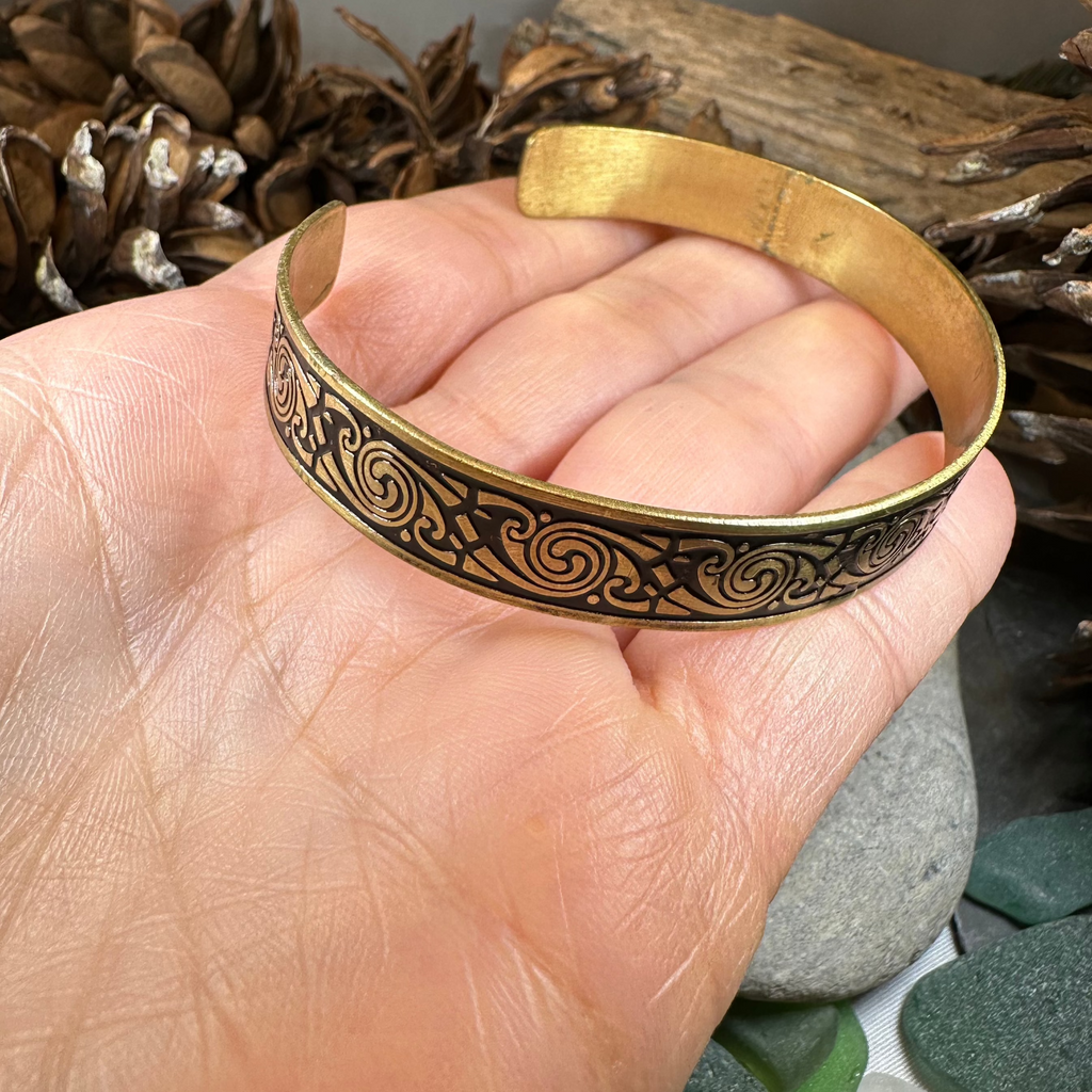 Pictish Bronze Cuff Bracelet | Bracelet | Wiccan Center