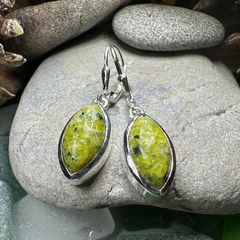 Connemara Marble Ireland Earrings | Dangle Earrings | Wiccan Center