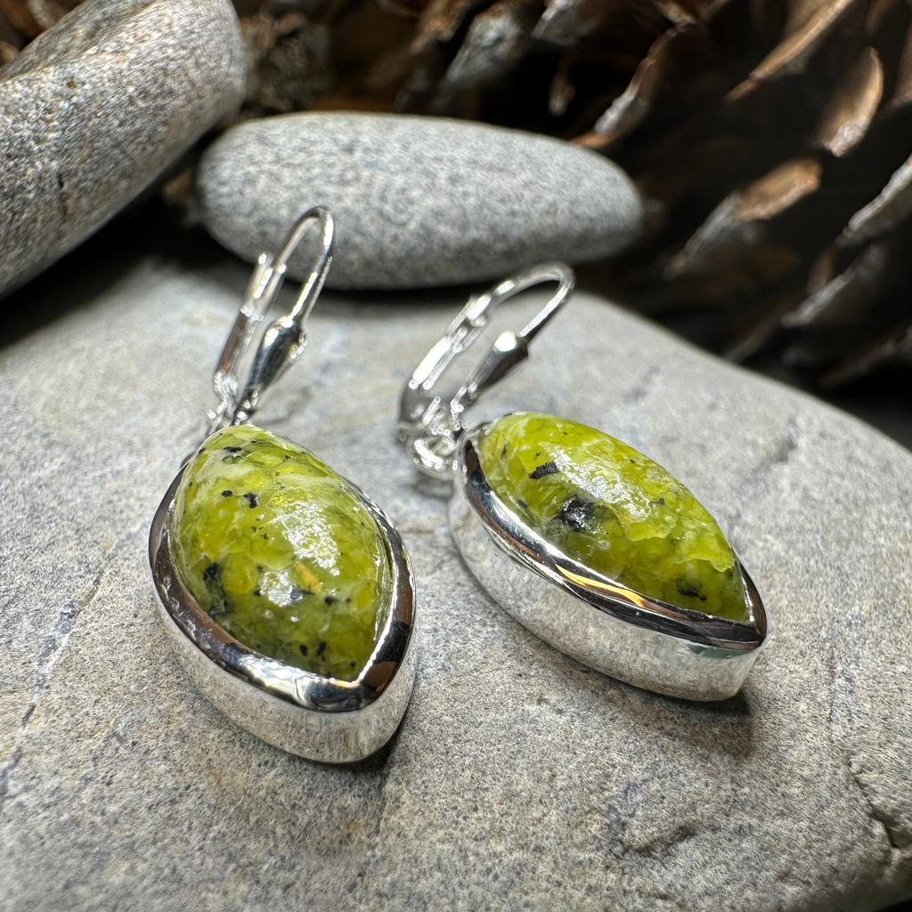 Connemara Marble Ireland Earrings | Dangle Earrings | Wiccan Center