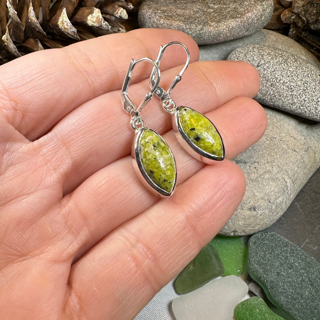 Connemara Marble Ireland Earrings | Dangle Earrings | Wiccan Center