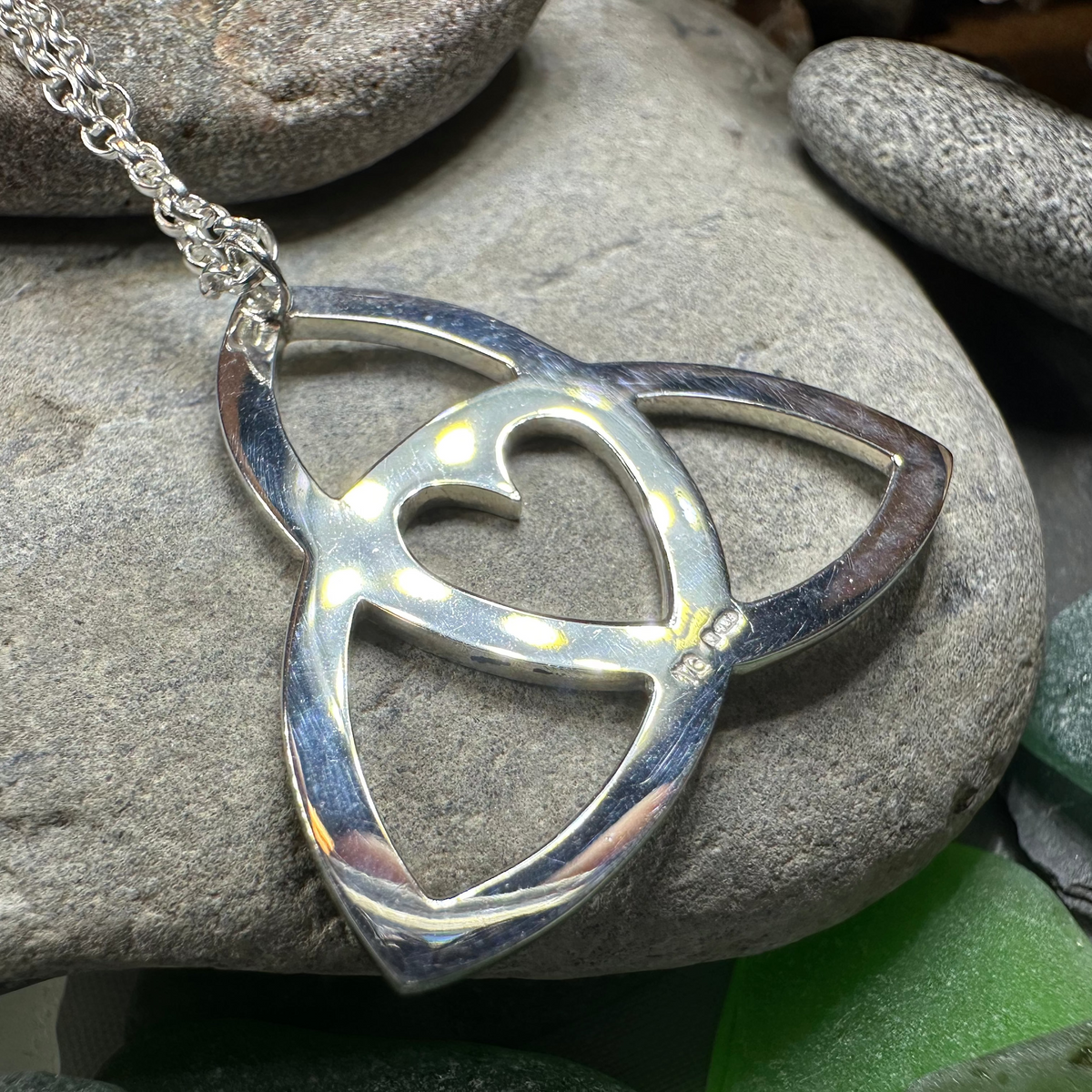 Gabrielle Trinity Knot Heart Necklace | Pendant | Wiccan Center
