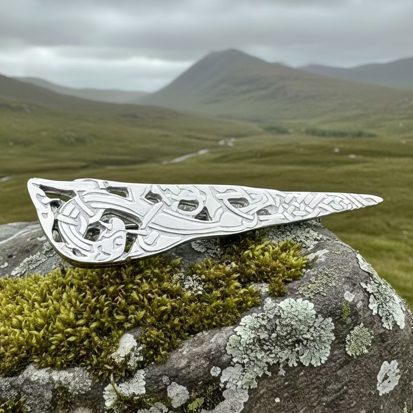 Scottish Celtic Dragon Kilt Pin - Handmade in Scotland | Kilt Pin | Wiccan Center