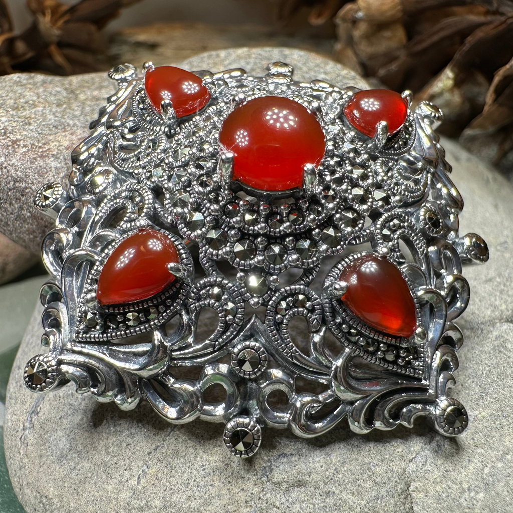 Sunset Celtic Knot Brooch