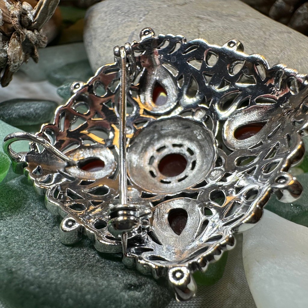 Sunset Celtic Knot Brooch