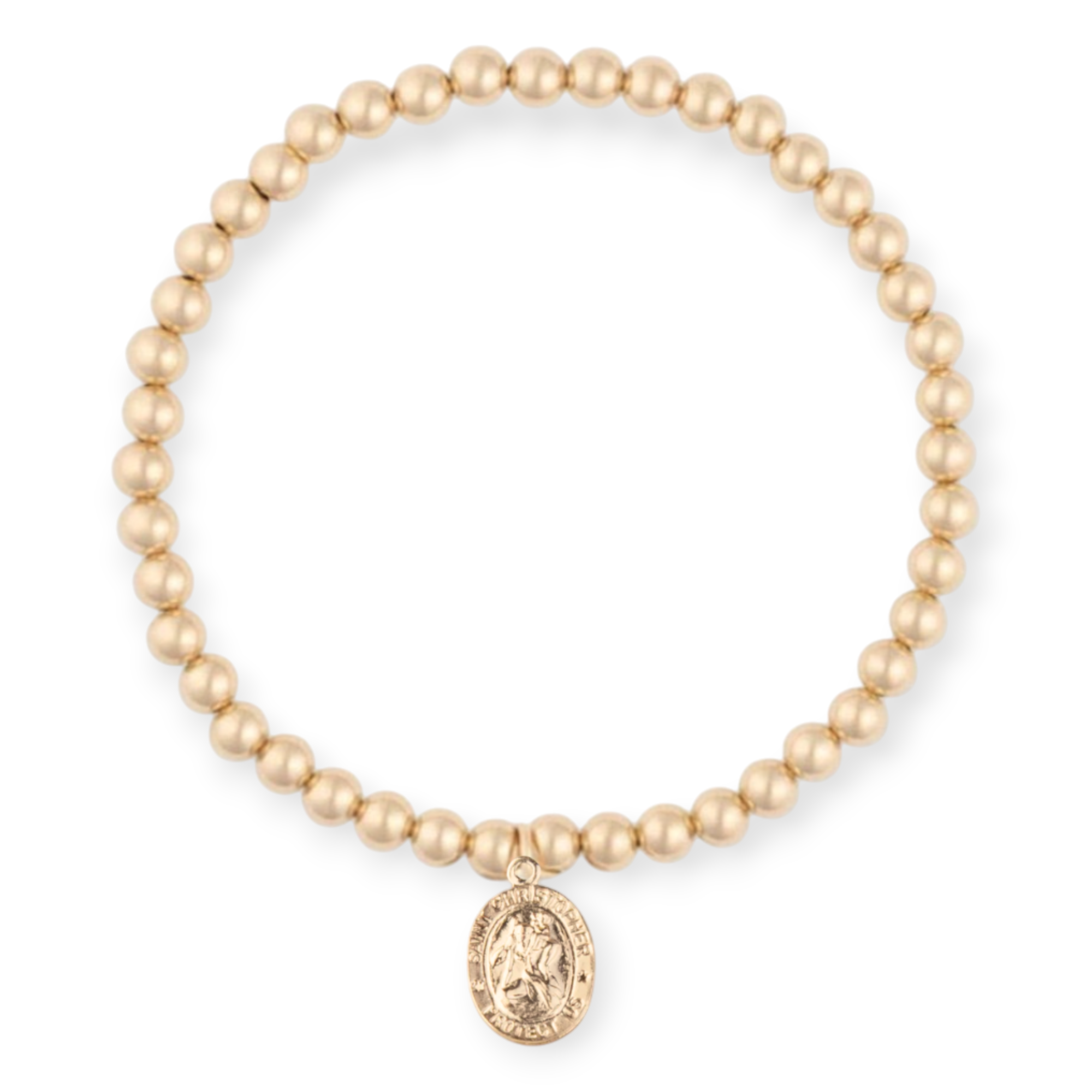 st. christopher juno bracelet (4mm) | | Wiccan Center