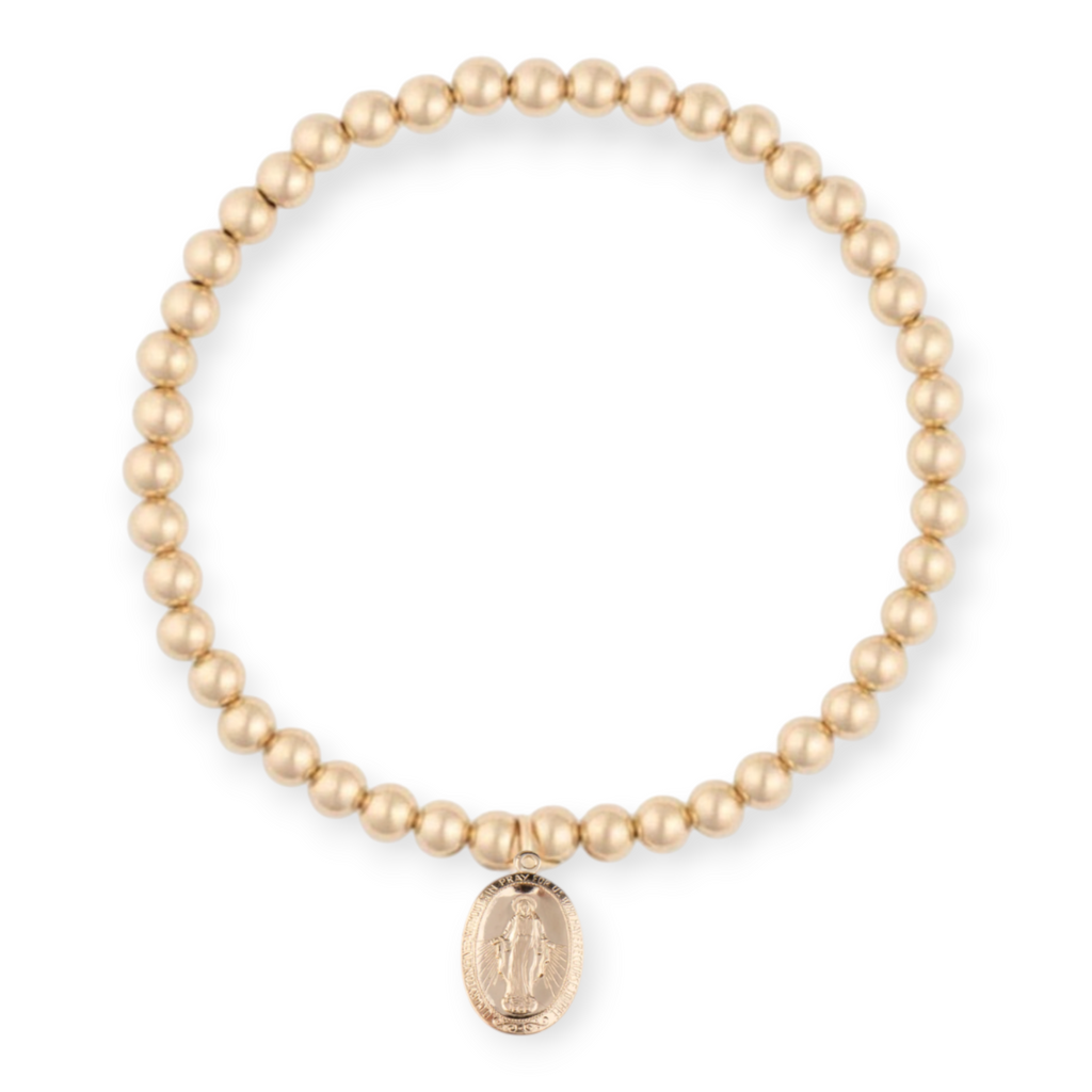blessed mary juno bracelet (4mm) | | Wiccan Center
