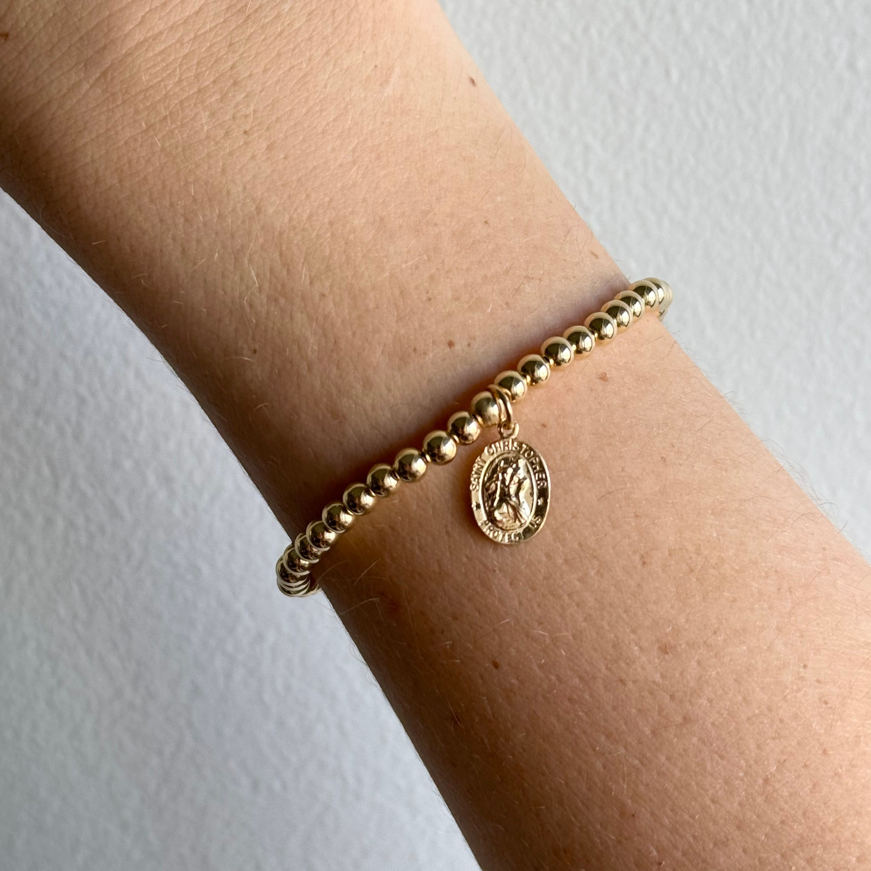 st. christopher juno bracelet (4mm) | | Wiccan Center