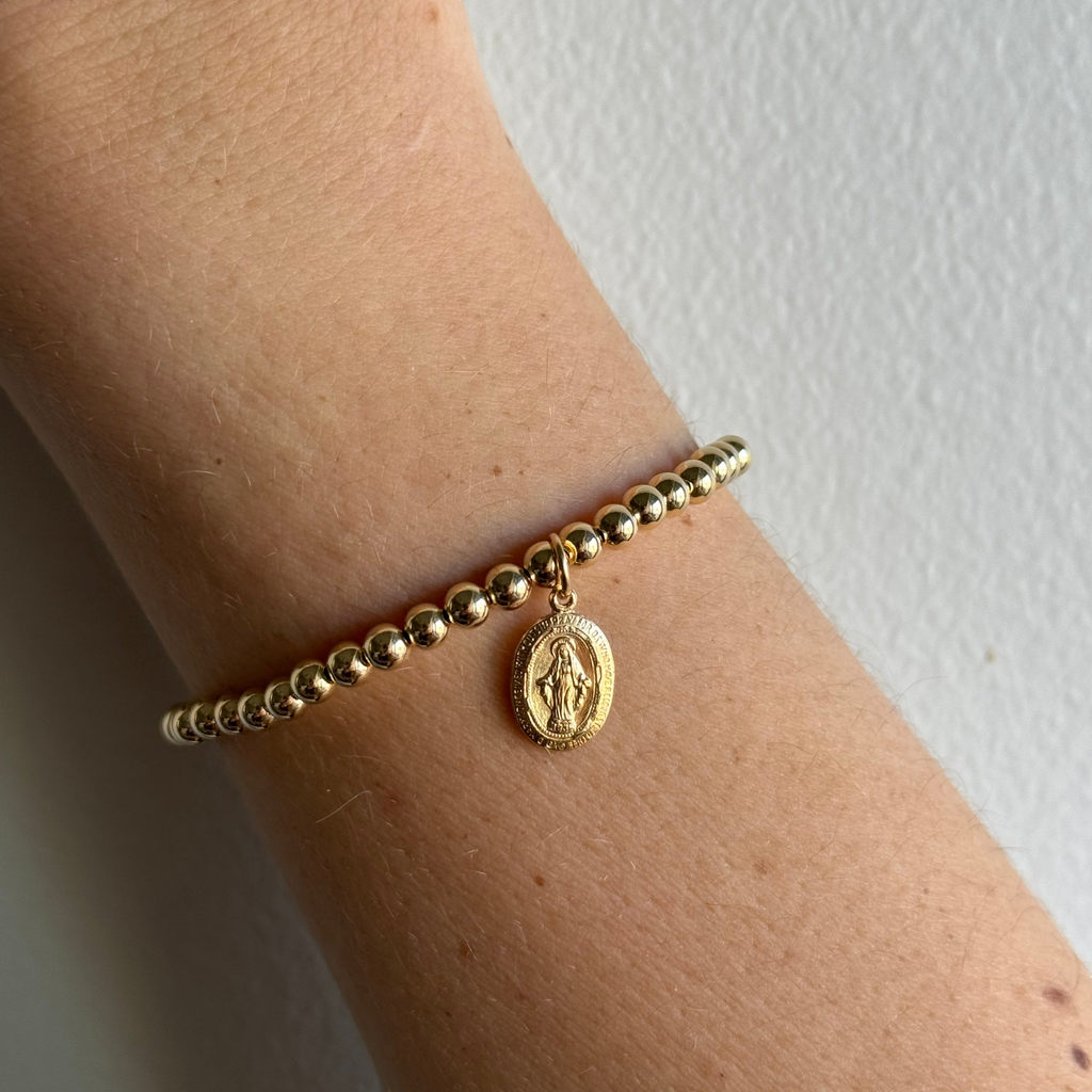 blessed mary juno bracelet (4mm) | | Wiccan Center