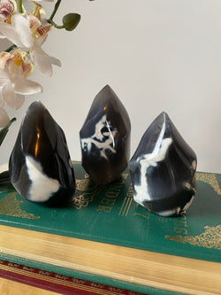 Orca Agate Flame | Carved | Wiccan Center