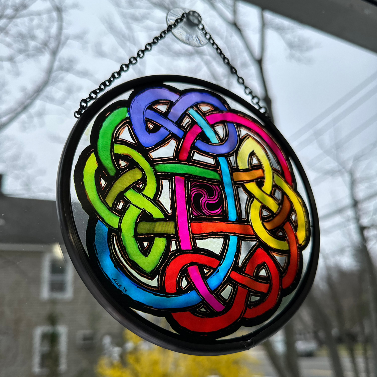 Celtic Eternal Knot Stained Glass | Gifts | Wiccan Center
