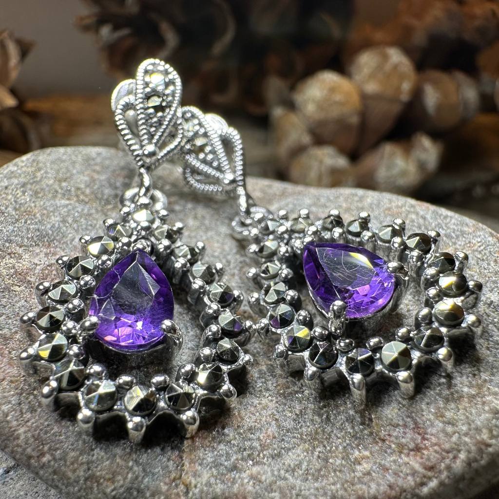 Bebe Marcasite Earrings