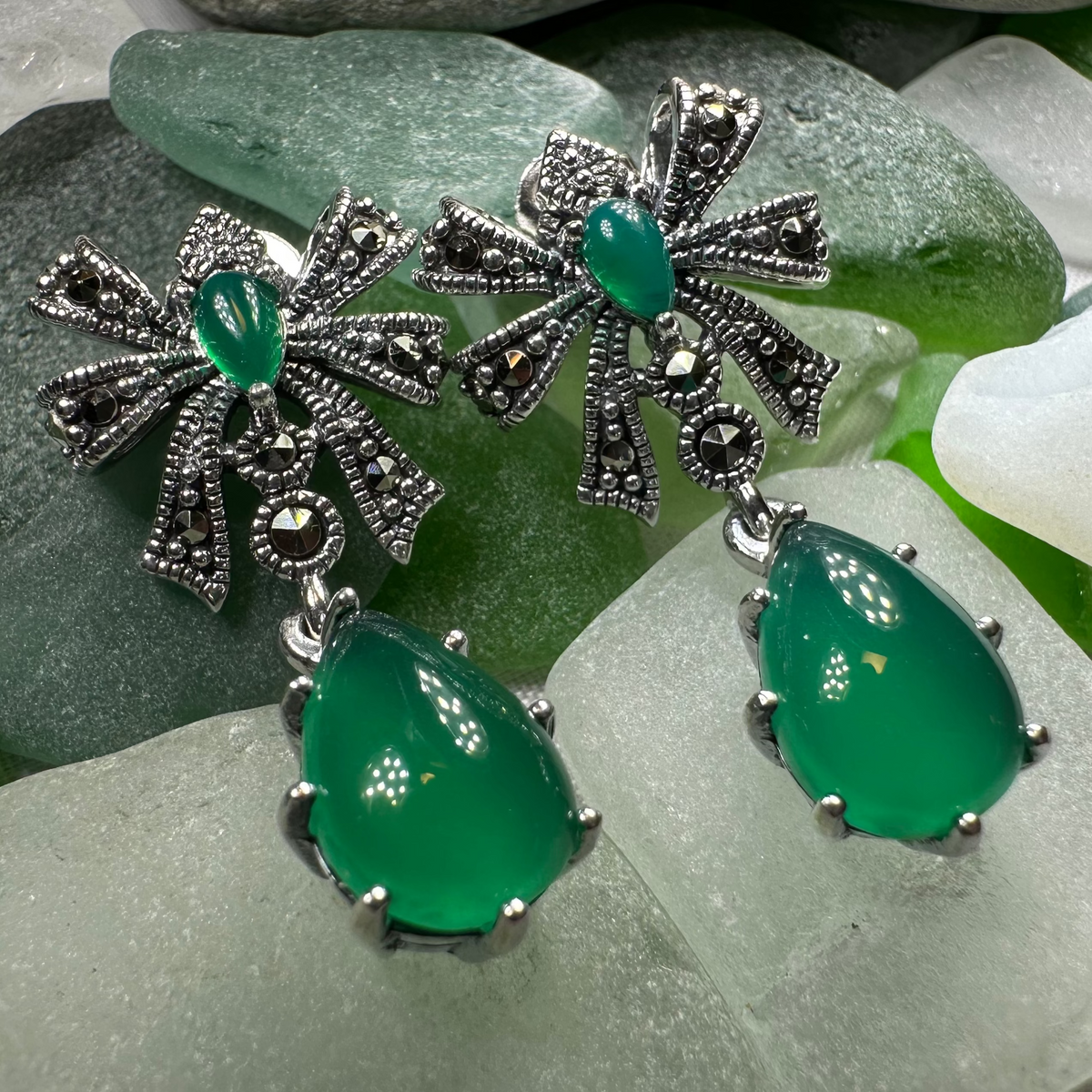 Irish Princess Marcasite Earrings