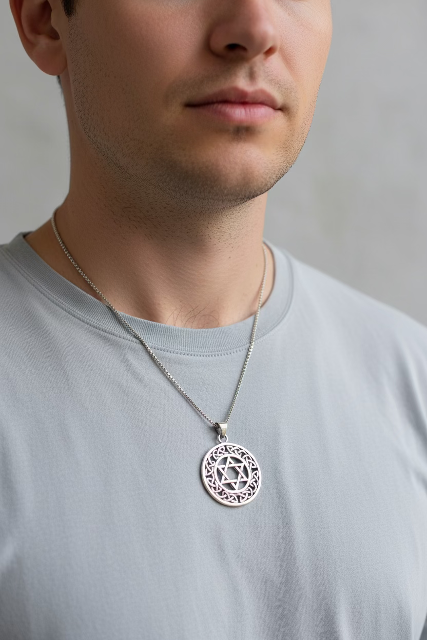 Celtic Star of David Necklace | Pendant | Wiccan Center