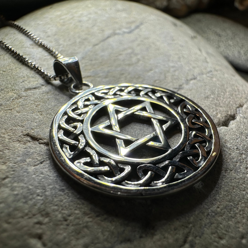 Celtic Star of David Necklace | Pendant | Wiccan Center