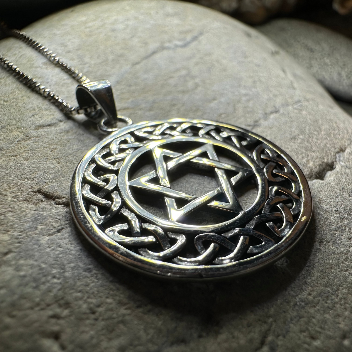 Celtic Star of David Necklace | Pendant | Wiccan Center