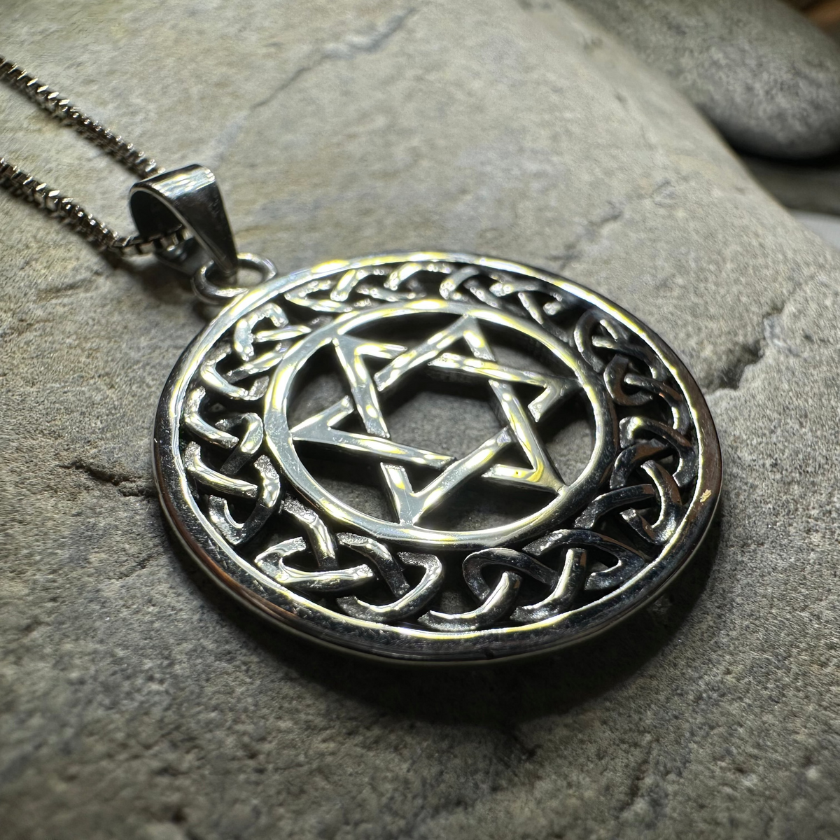 Celtic Star of David Necklace | Pendant | Wiccan Center