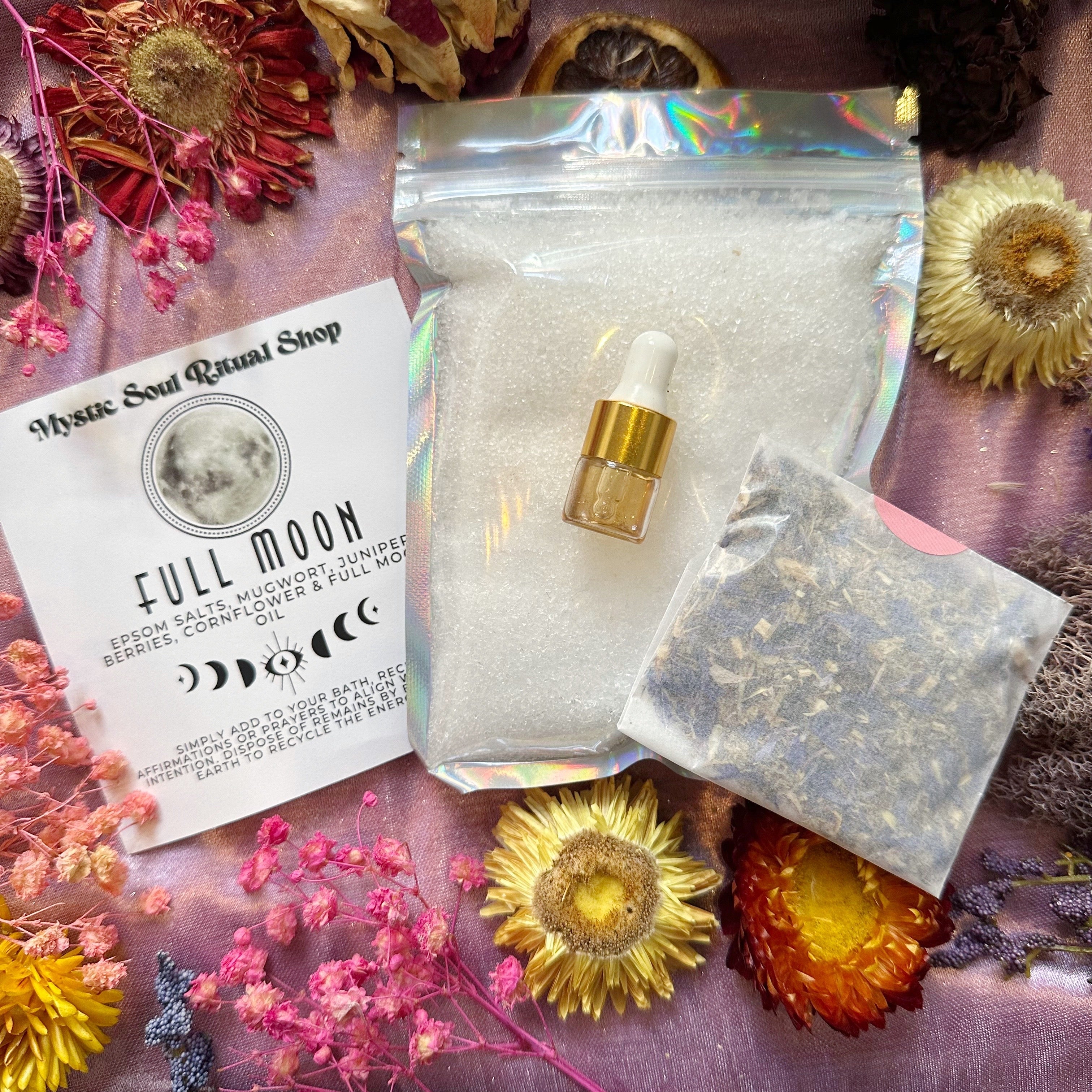 Full Moon Bath Salt | Bath Additives | Wiccan Center