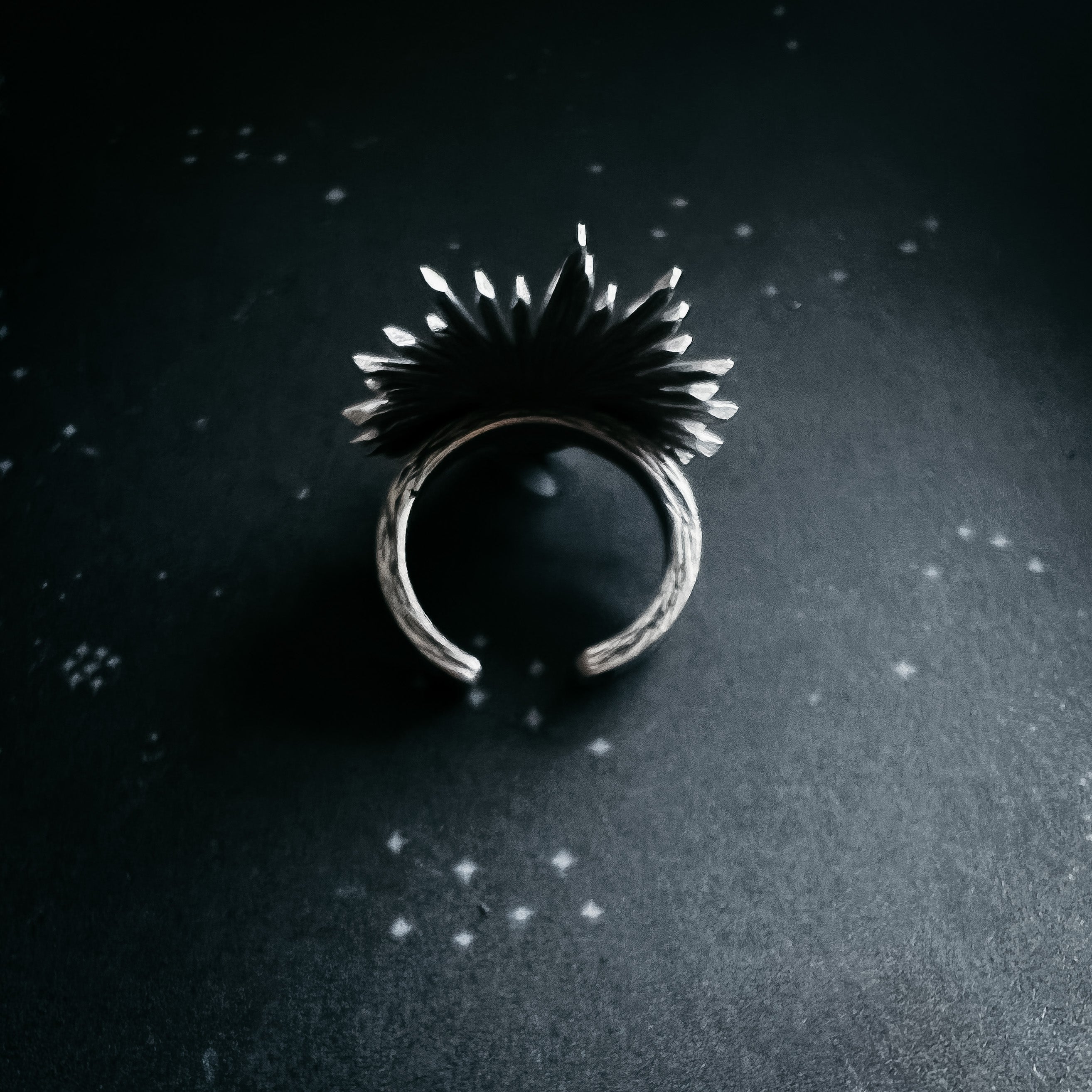 Sun Goddess Ring with Copper Oyster Turquoise | Ring | Wiccan Center
