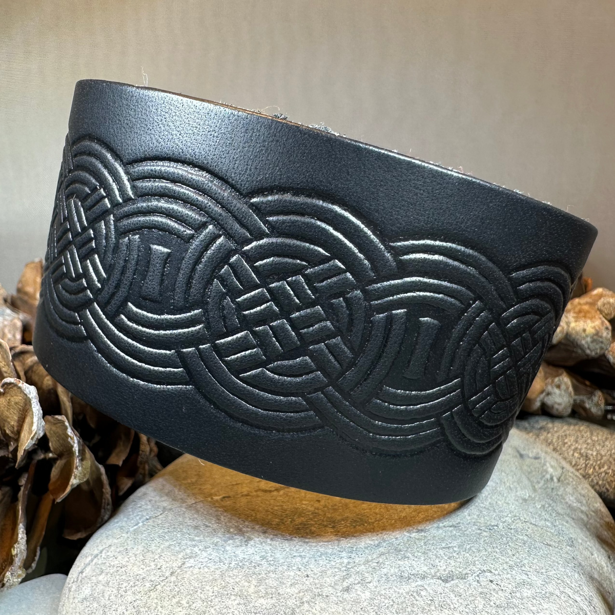 Celtic Warrior Leather Cuff Bracelet | Bracelet | Wiccan Center