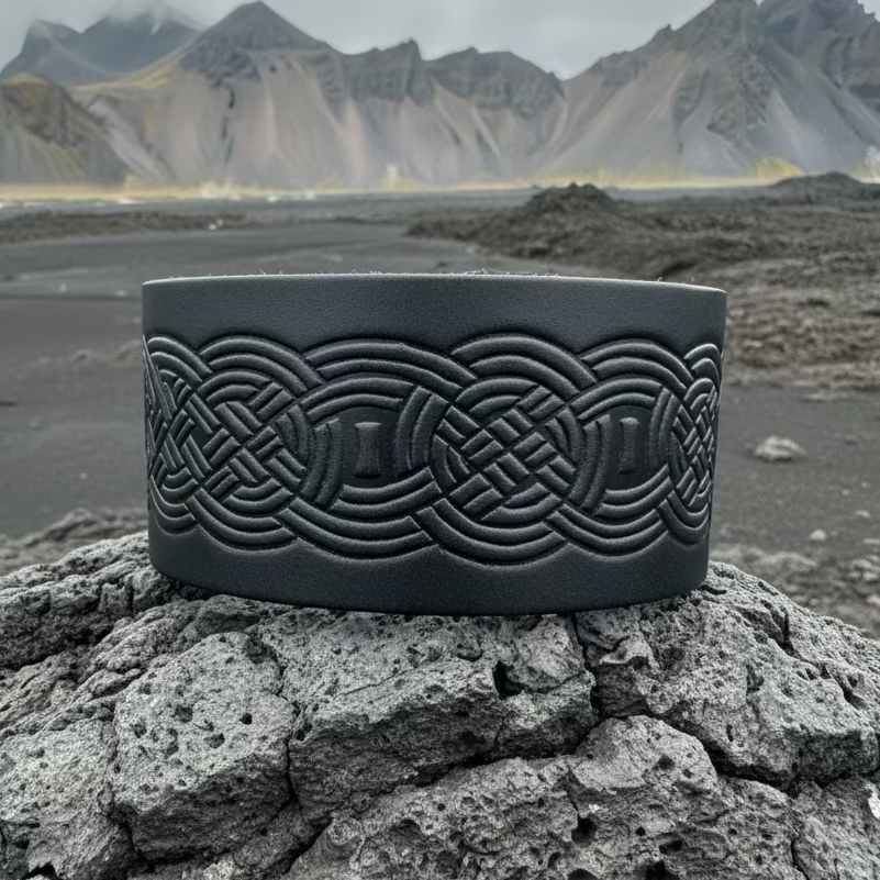 Celtic Warrior Leather Cuff Bracelet | Bracelet | Wiccan Center