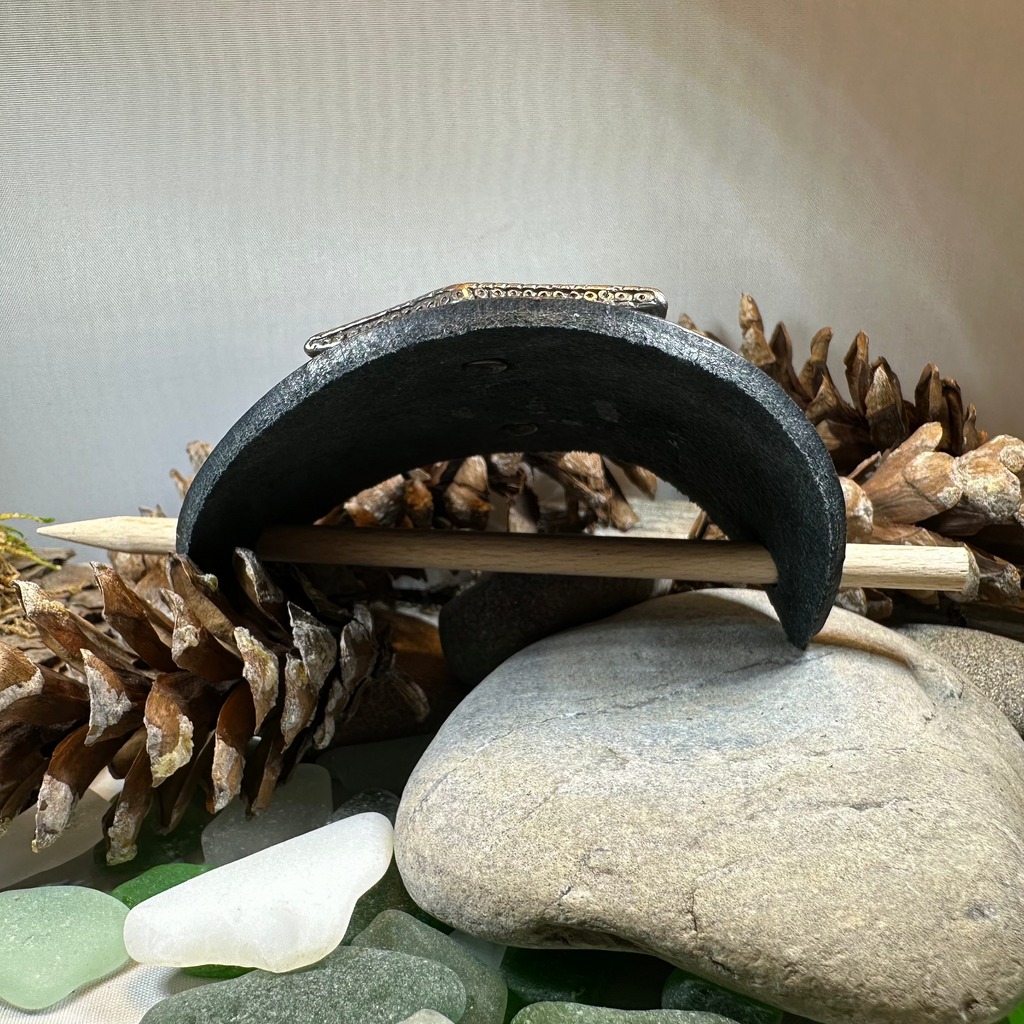 Thor's Hammer Leather Hair Slide for Women | Hair Slide | Wiccan Center