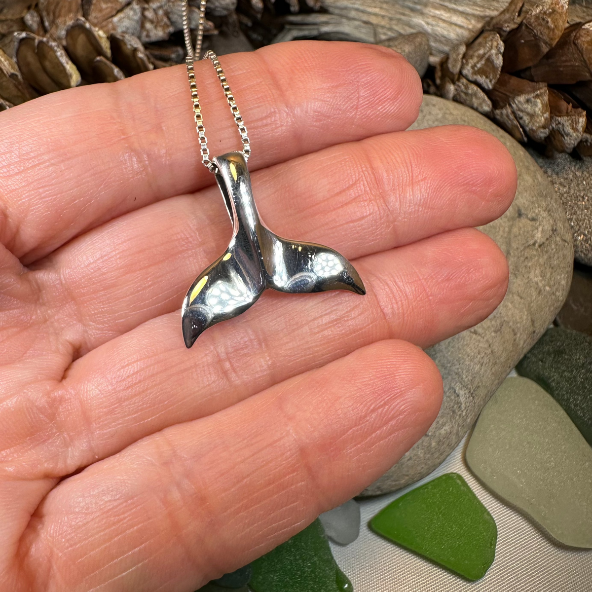 Whale Tail Necklace | Pendant | Wiccan Center