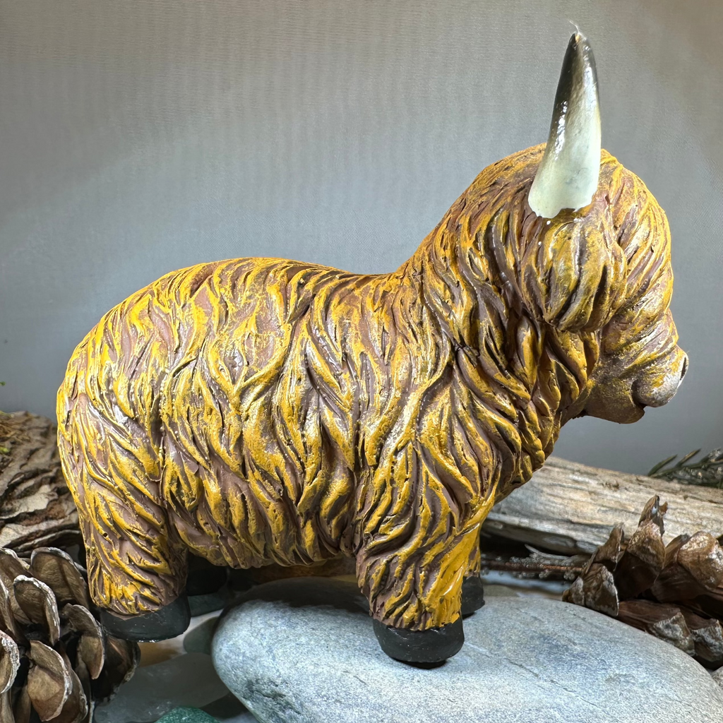 Chubby Highland Cow Figurine | Gifts | Wiccan Center