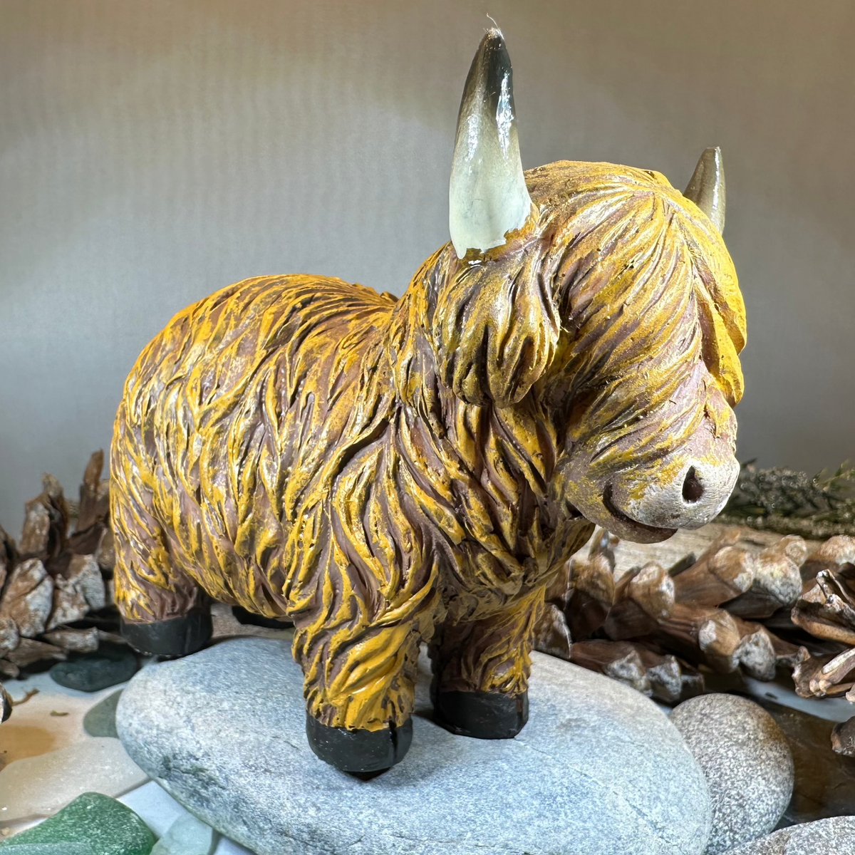 Chubby Highland Cow Figurine | Gifts | Wiccan Center