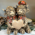 Tartan Lovers Highland Cow Figurine | Gifts | Wiccan Center