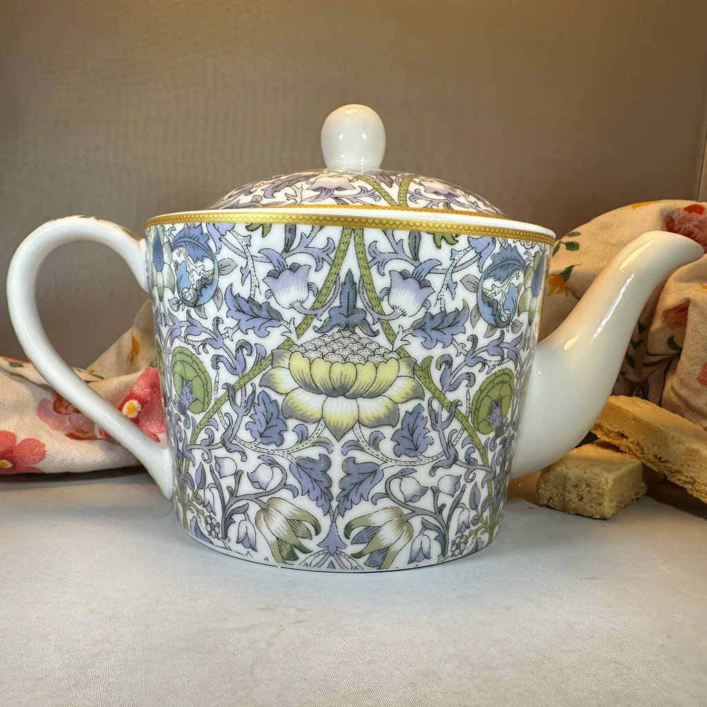 William Morris Lodden Fine China Teapot | Gifts | Wiccan Center