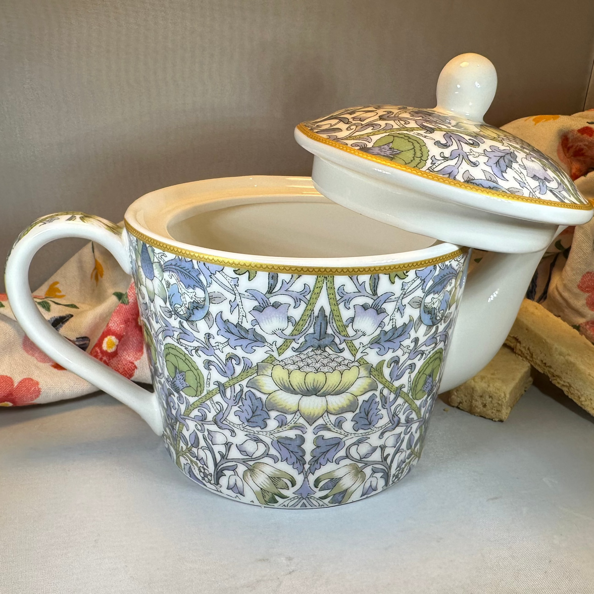 William Morris Lodden Fine China Teapot | Gifts | Wiccan Center