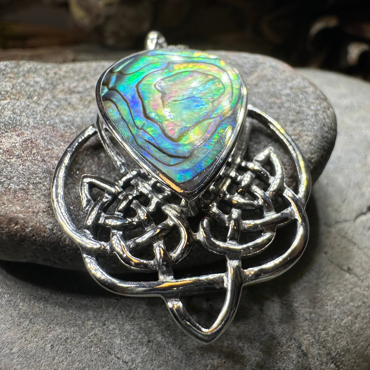 Tobermory Celtic Knot Necklace in Sterling Silver | Pendant | Wiccan Center