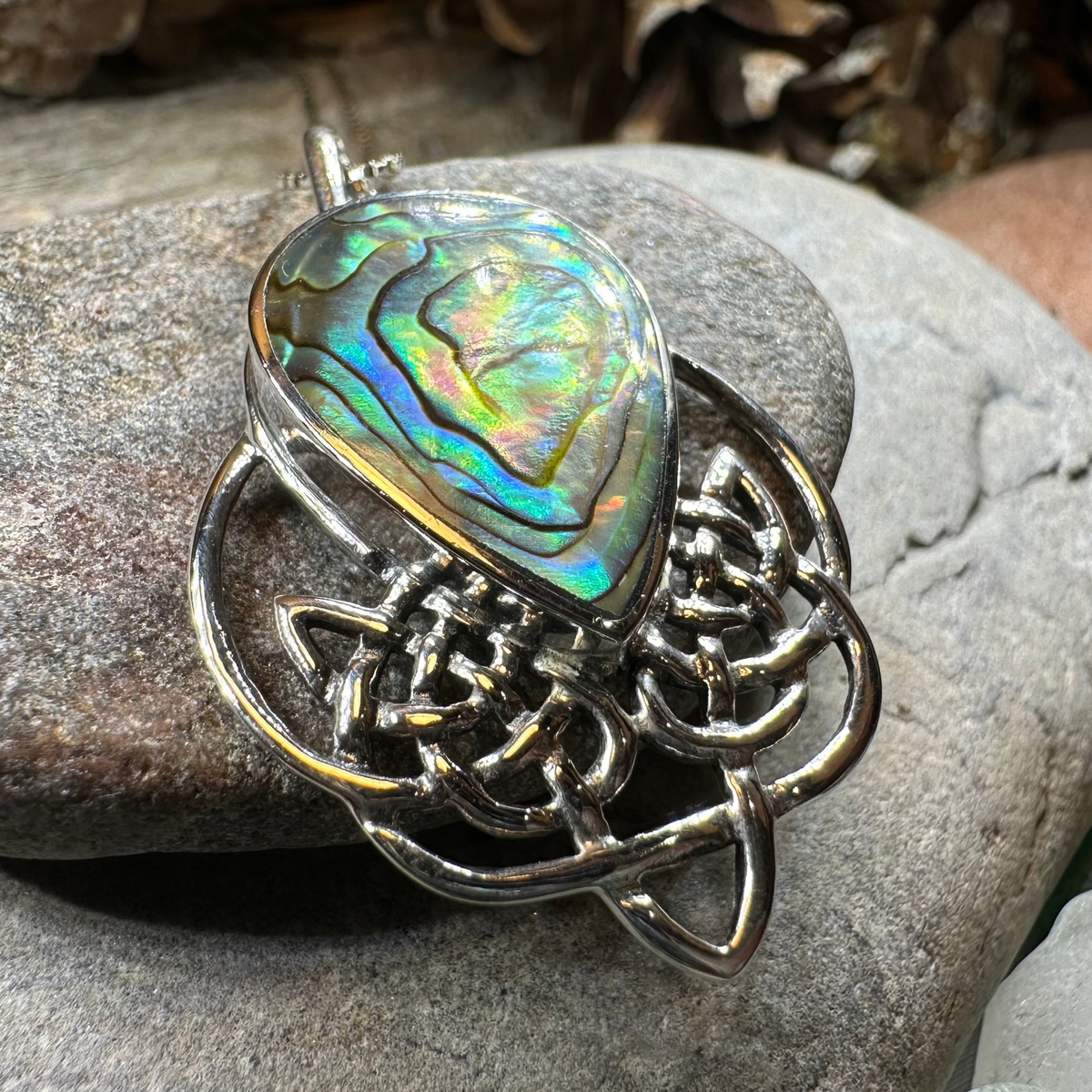 Tobermory Celtic Knot Necklace in Sterling Silver | Pendant | Wiccan Center