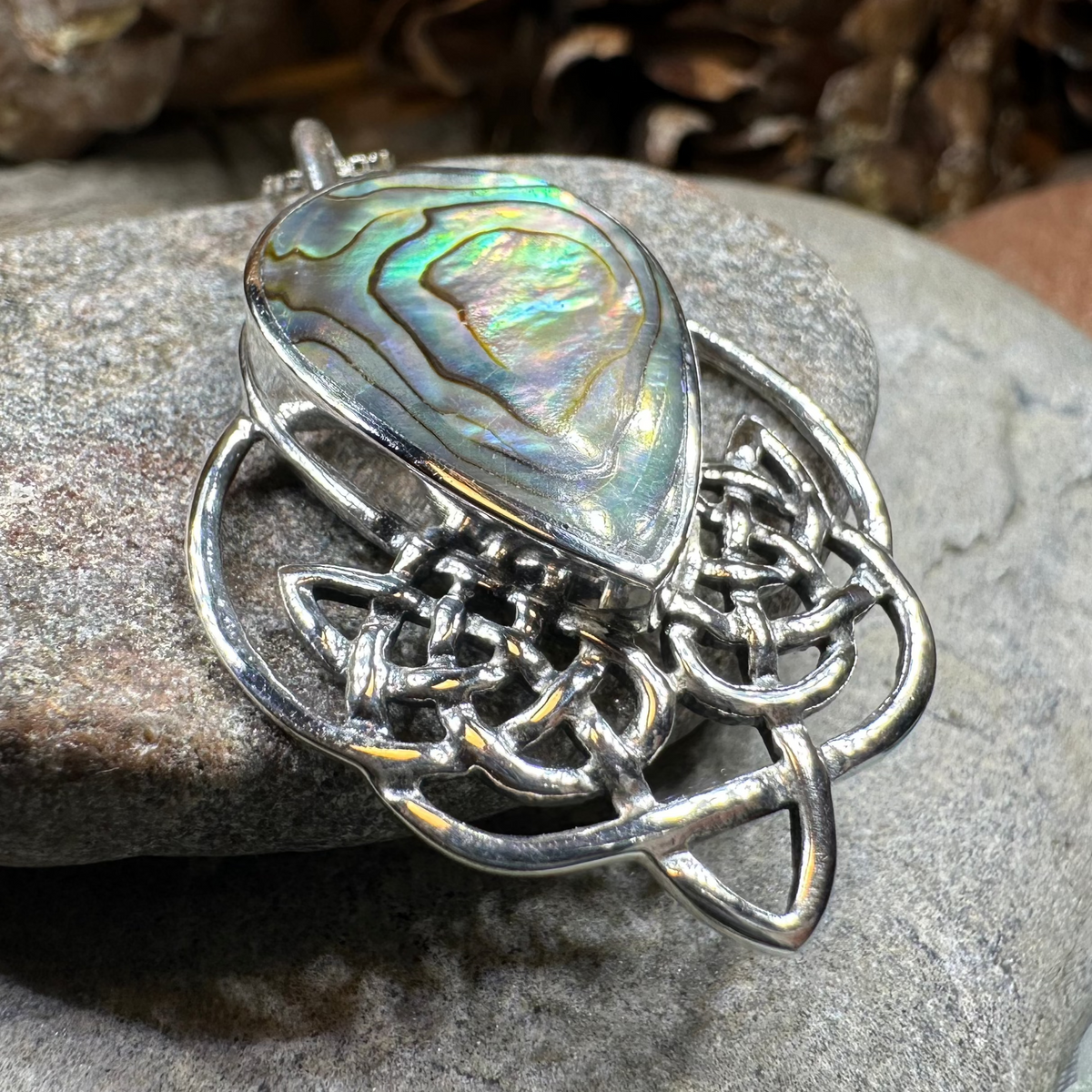 Tobermory Celtic Knot Necklace in Sterling Silver | Pendant | Wiccan Center