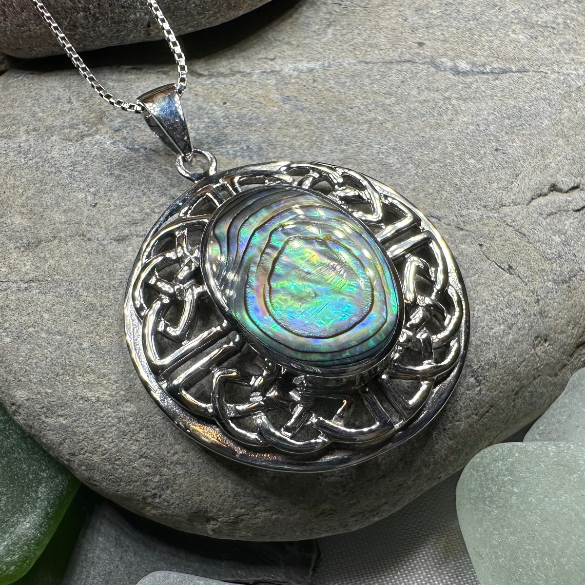 Mariot Celtic Knot Necklace in Sterling Silver | Pendant | Wiccan Center