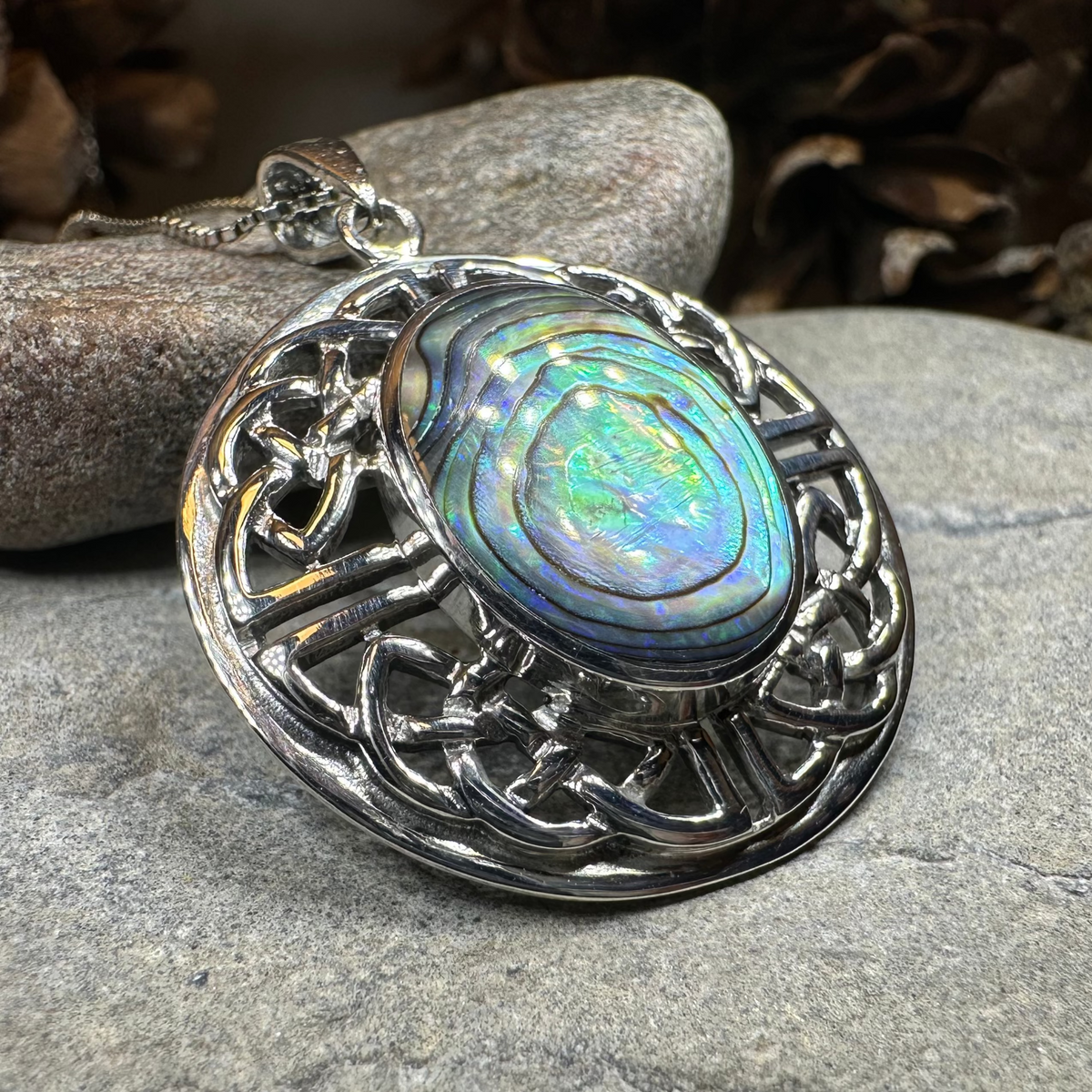 Mariot Celtic Knot Necklace in Sterling Silver | Pendant | Wiccan Center