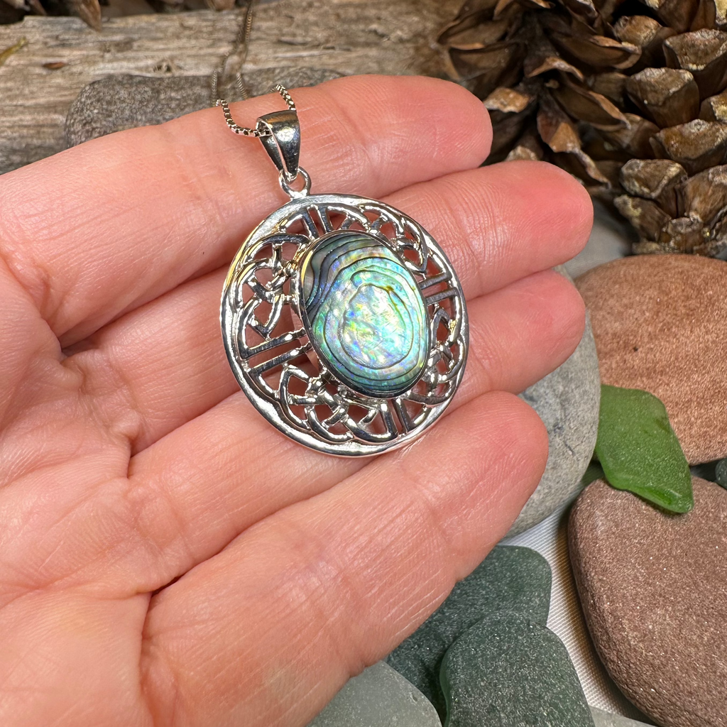 Mariot Celtic Knot Necklace in Sterling Silver | Pendant | Wiccan Center