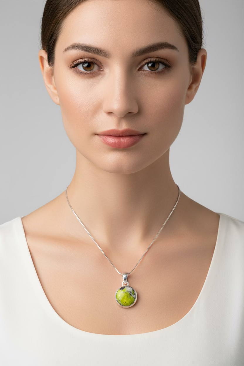 Connemara Marble Irish Simplicity Necklace | Pendant | Wiccan Center