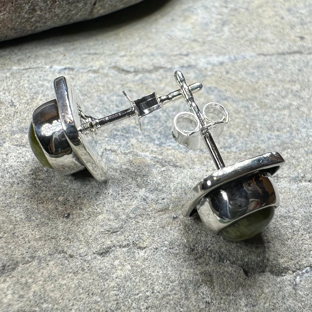 Connemara Marble Irish Valley Post Earrings | Post Earrings | Wiccan Center
