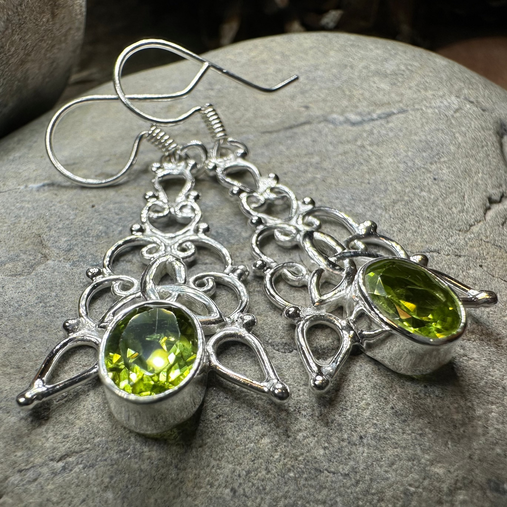 Angeni Celtic Trinity Knot Earrings in Sterling Silver