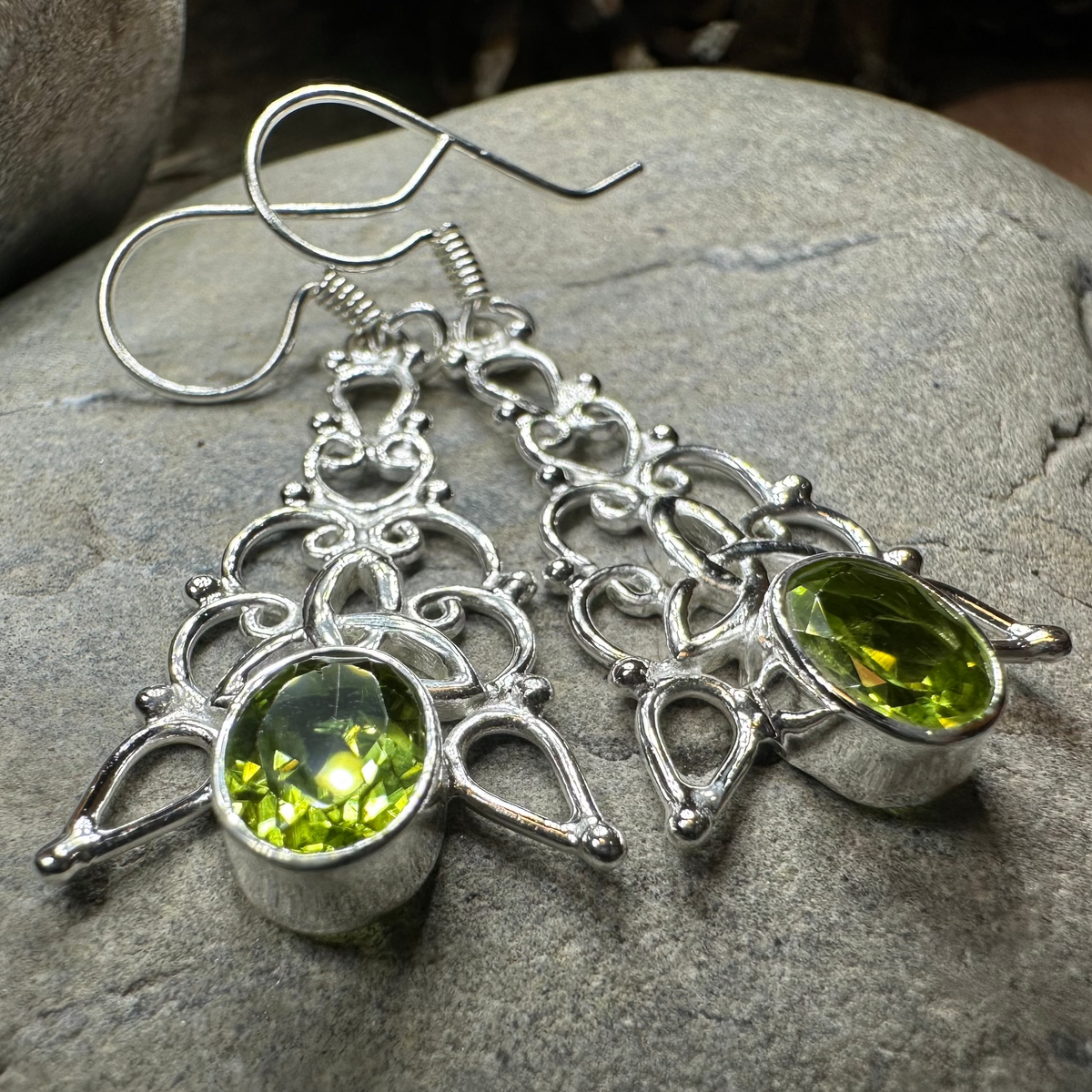 Angeni Celtic Trinity Knot Earrings in Sterling Silver