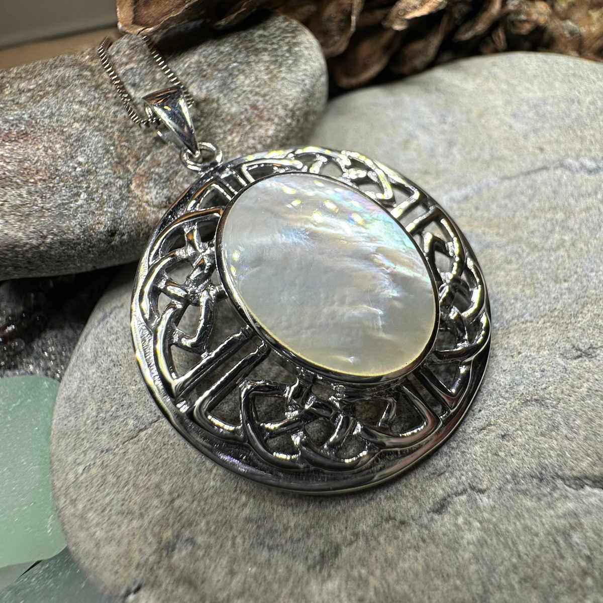 Mariot Celtic Knot Necklace in Sterling Silver | Pendant | Wiccan Center