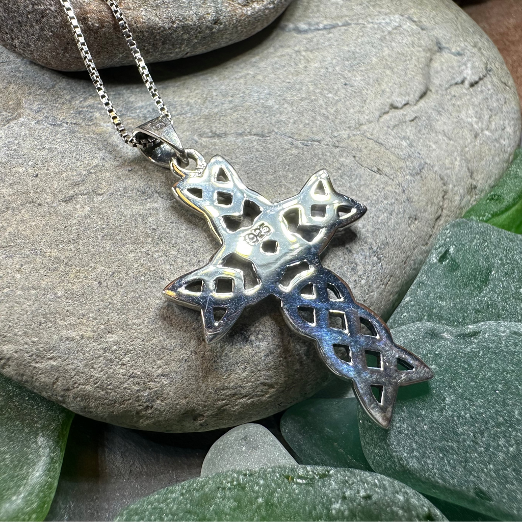 Kilarney Celtic Cross Pendant in Sterling Silver | Pendant | Wiccan Center