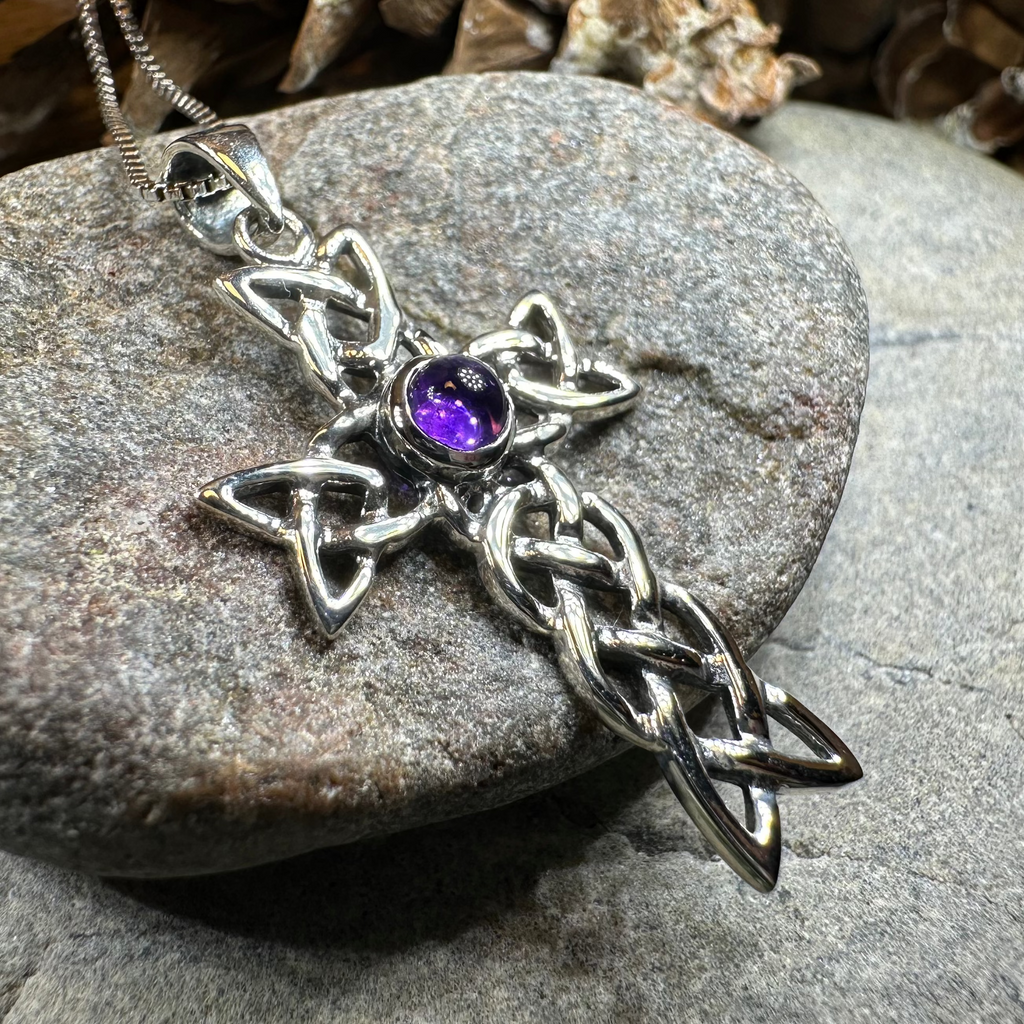 Kathleen Celtic Cross Necklace in Sterling Silver | Pendant | Wiccan Center