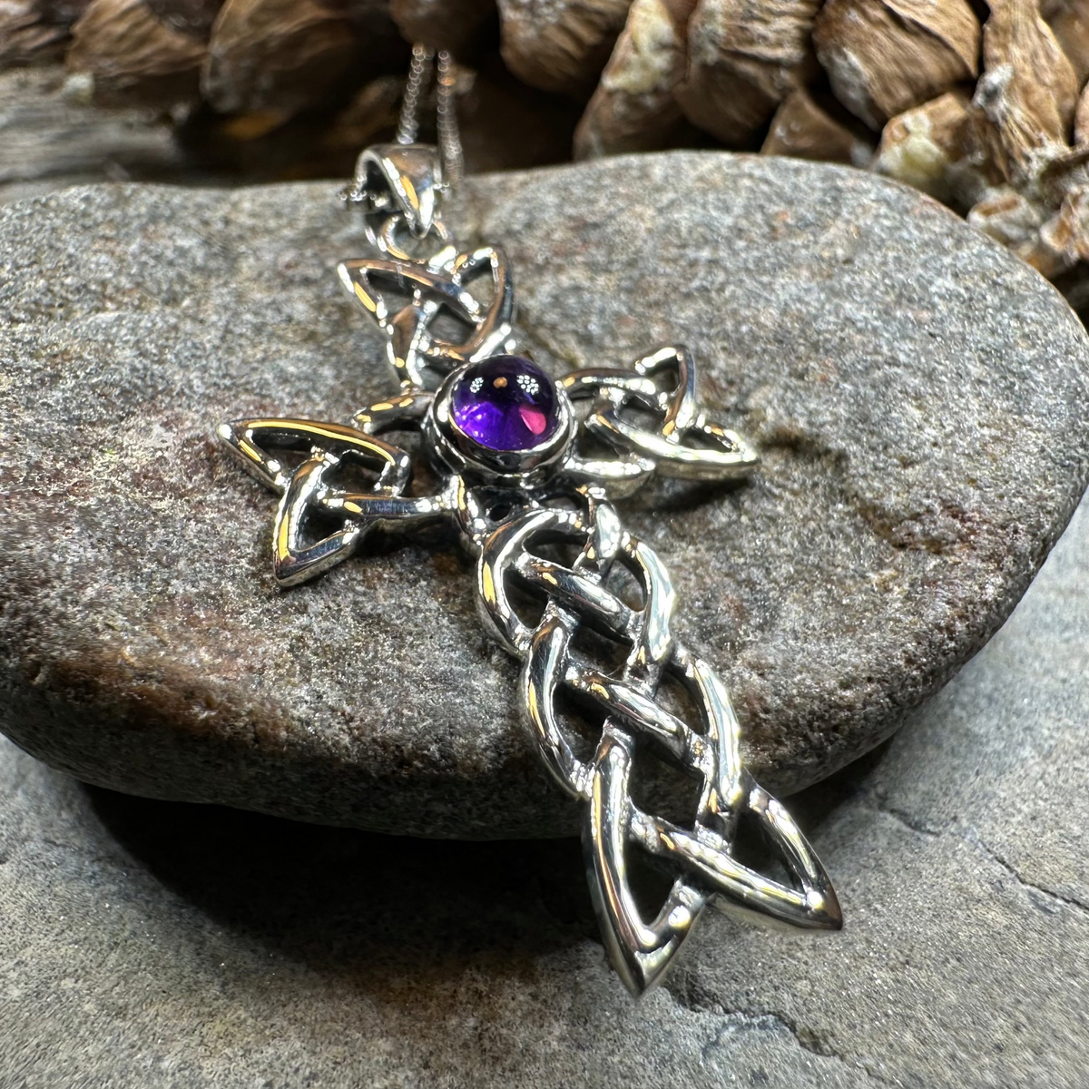 Kathleen Celtic Cross Necklace in Sterling Silver | Pendant | Wiccan Center